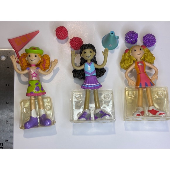 Set of 3 Groovy Girls Vintage Cheerleader Dolls with Accessories for Kids - Picture 8 of 9